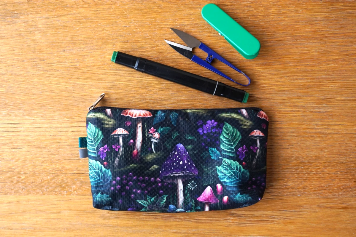 Kosmetyczka mała: grzybki