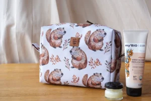 Kosmetyczka box: bobrowa