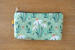 Kosmetyczka mała: stokrotkowa