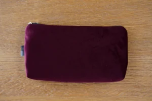Kosmetyczka mała: burgundowa