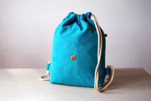 Workoplecak: lazurowy