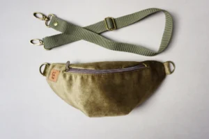 Nerka mała: khaki z połyskiem